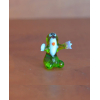 Szklany zielony krecik - figurka
