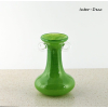 Ozdobny wazon z zielonego szkła artystycznego