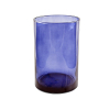 Szklany wazon cylinder - granatowy