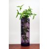 Wysoki stabilny fioletowy wazon na podłogę