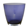 Fioletowy rozchylony wazon z grubego szkła