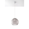 Elegancka lampa wisząca Kula 30 cm - grafitowa Ball