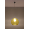 Elegancka lampa wisząca Kula 30 cm - żółta Ball