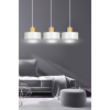 Białe nowoczesne lampy wiszące do jadalni i salonu