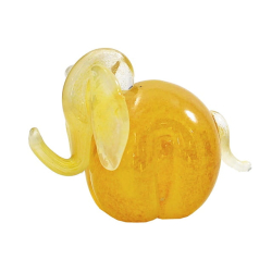 Słoń żółty - figurka ozdobna