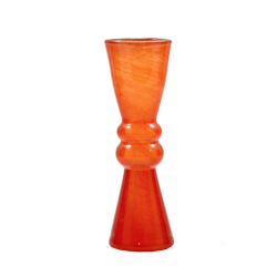 Stabilny, luksusowy pomarańczowy wazon