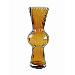Bursztynowy szklany wazon - Optyk
