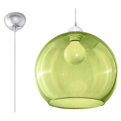 Elegancka lampa wisząca Kula 30 cm - zielona Ball