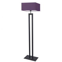 Lampa stojąca podłogowa do sypialni - fioletowa