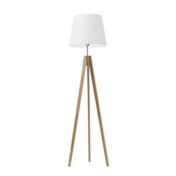 Lampa stojąca na drewnianym trójnogu - 18 kolorów
