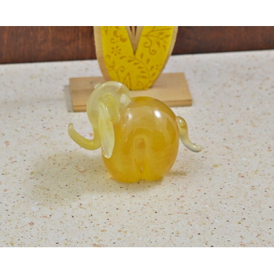 Słoń żółty - figurka ozdobna