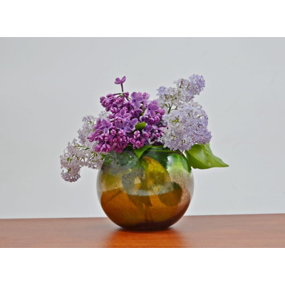 Szklana Kula - wazon na kwiaty świece dekoracje