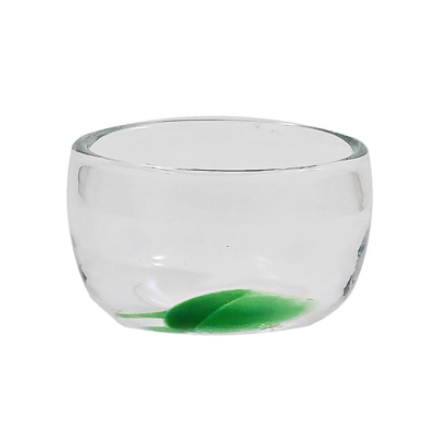 Szklana miseczka - zielone szkło artystyczne