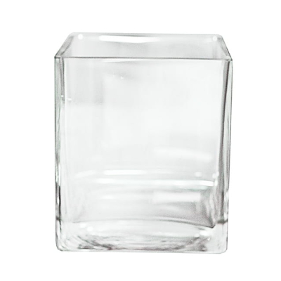 Świecznik kwadratowy tealight - szklany