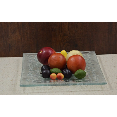 Patera artystyczna  na owoce i ciasto - plamka 33cm