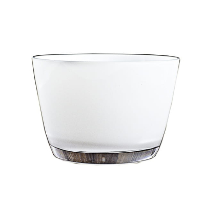 Szklana biała miska na przystawki - Opal 14cm