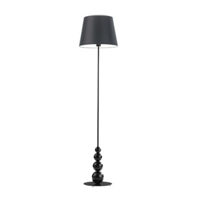 Designerska lampa stojąca Glamour czarna