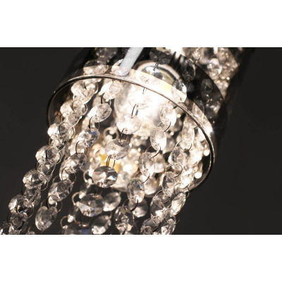 Lampy z wiszącymi kryształkami nowoczesne glamour tuby