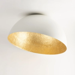 lampa sufitowa złota